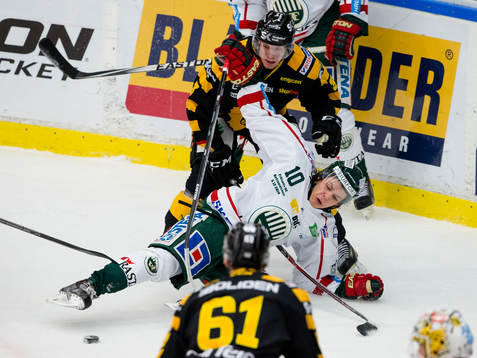 Frölundas Mattias Janmark faller