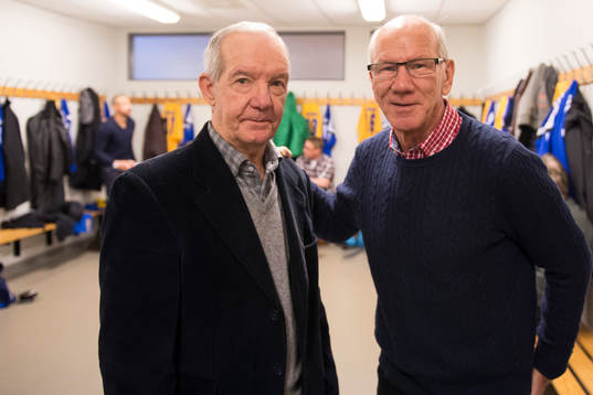 VM94-Lagets Tord Grip och Tommy Svensson innan Hedra Klas