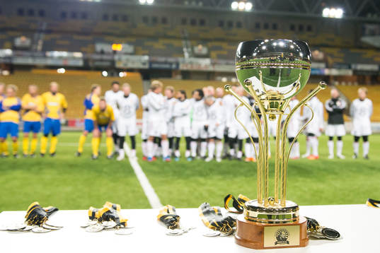 Pokalen vid prisutdelningen