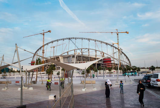 Khalifa International Stadium som renoveras