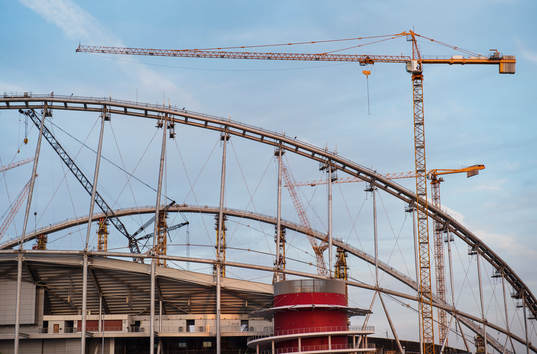 Khalifa International Stadium som renoveras