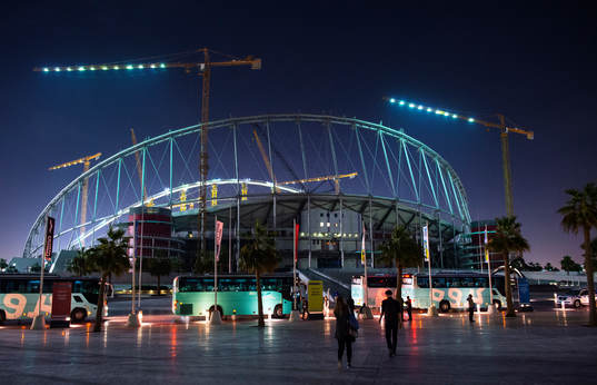 Khalifa International Stadium som renoveras