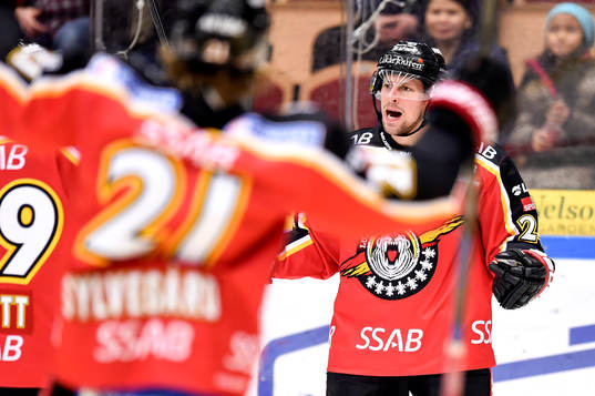 Luleås Cam Abbott jublar