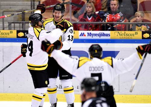 Brynäs Sondre Olden jublar