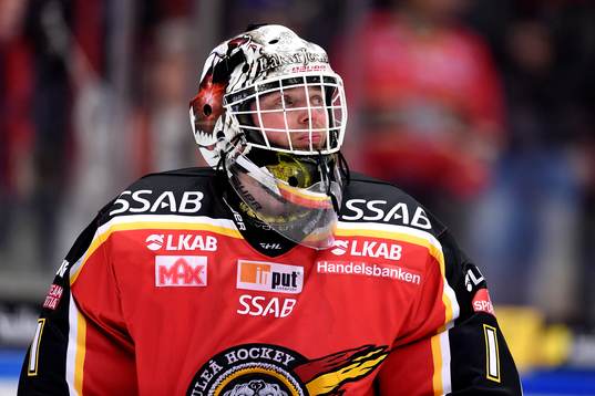 Luleås målvakt Daniel Larsson