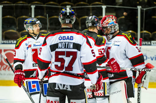 Örebros målvakt Julius Hudacek Johan Motin Bobbo Petersson