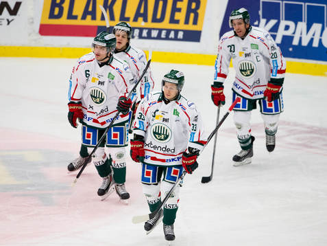 Frölundas Mikael Wikstrand, Elias Fälth, Mattias Janmark