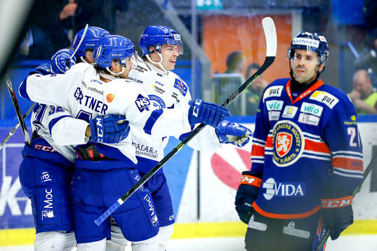 Leksands Robin Gartner jublar