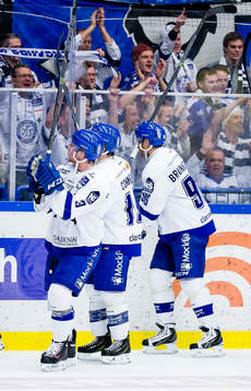 Leksands firar med fansen