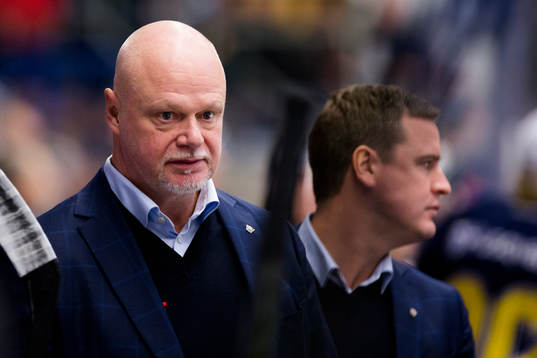 Linköpings tränare Roger Melin och assisterande tränare