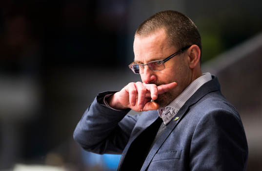 Färjestads Färjestads tränare Tommy Samuelsson