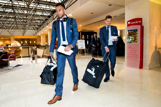 Malmö FFs Isaac Kiese Thelin och Markus Rosenberg