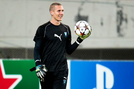 Malmö FFs målvakt Robin Olsen