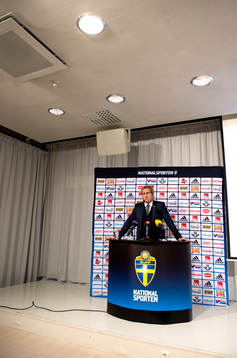 Sveriges förbundskapten Erik Hamrén