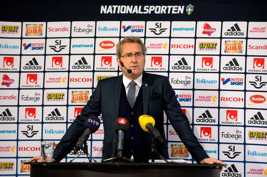 Sveriges förbundskapten Erik Hamrén