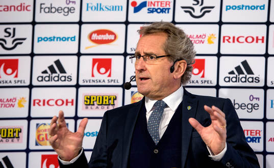Sveriges förbundskapten Erik Hamrén