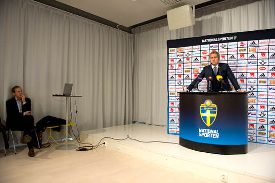 Sveriges förbundskapten Erik Hamrén