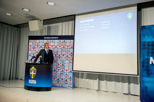 Sveriges förbundskapten Erik Hamrén