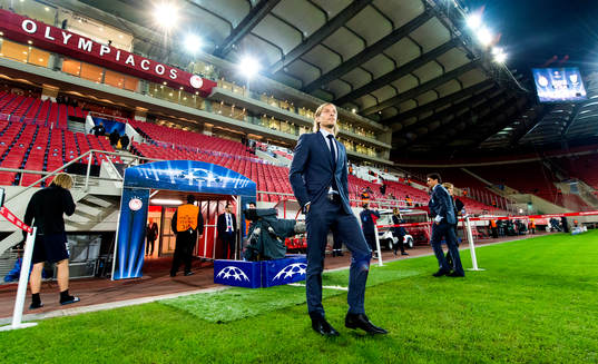 Malmö FFs Markus Halsti innan fotbollsmatchen i Champions