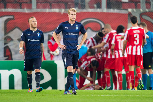 Malmö FFs Filip Helander deppar