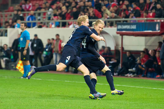 Malmö FFs Simon Kroon jublar