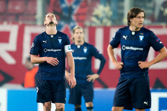 Malmö FFs Markus Rosenberg deppar