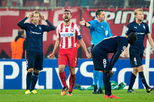Olympiacos Giannis Maniatis jublar