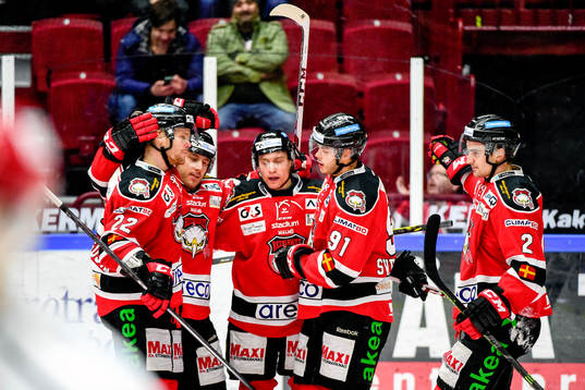 Malmö Redhawks Jens Jakobs jublar