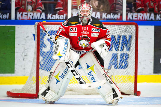 Malmö Redhawks målvakt Jonas Gunnarsson