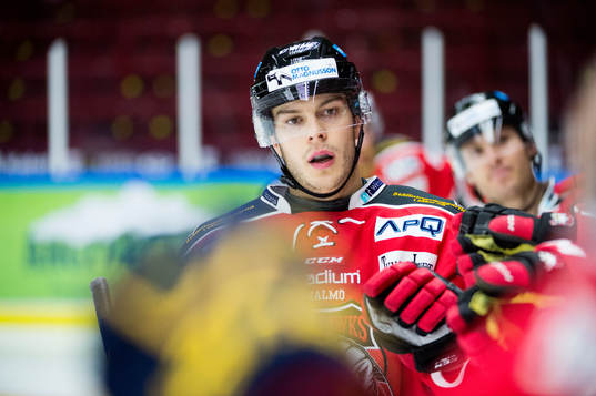Malmö Redhawks Björn Svensson jublar