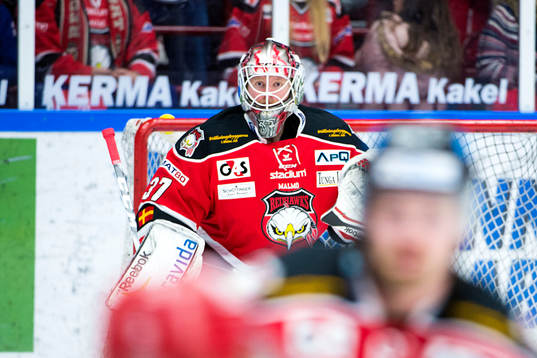 Malmö Redhawks målvakt Jonas Gunnarsson