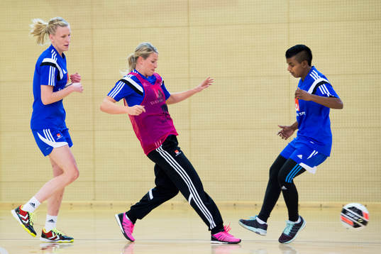 Sveriges Anna-Maria Johansson, Johanna Ahlm och Louise Sand