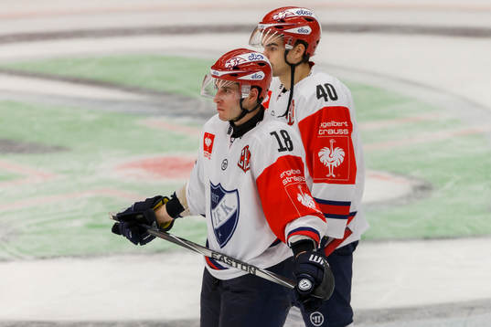Helsingfors Yohann Auvitu och Julius Nyqvist deppar