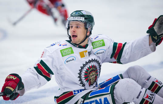 Frölundas Nicklas Lasu deppar