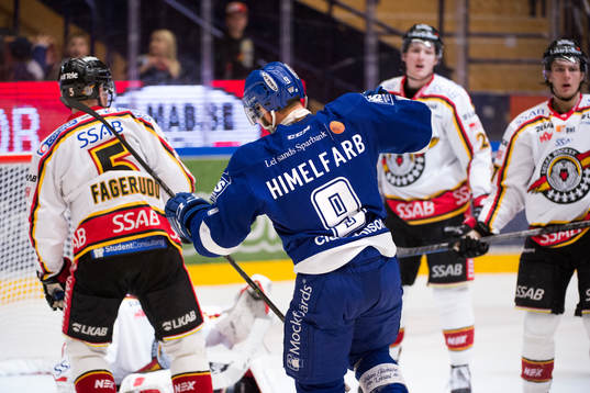 Leksands Eric Himelfarb jublar