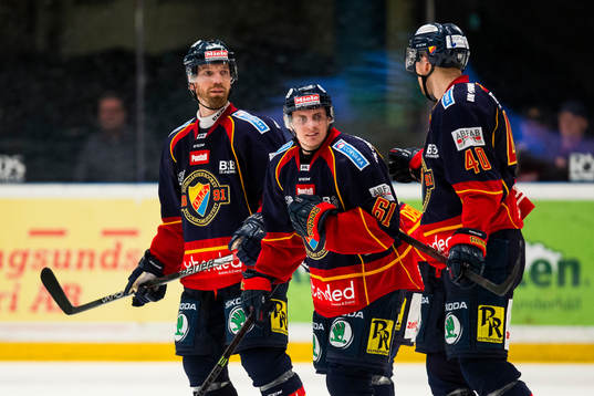 Djurgårdens Mikael Samuelsson, Markus Ljungh och Markus