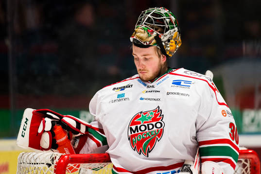 Modos målvakt Linus Ullmark