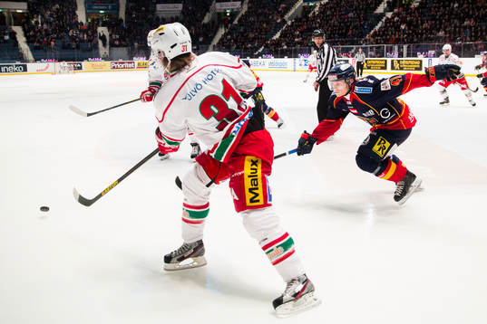 Modos Gustav Possler och Djurgårdens Alexander Falk
