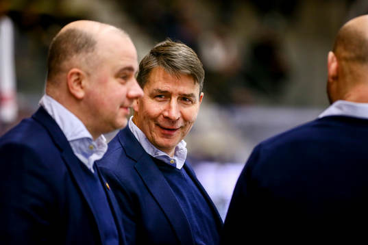 Djurgårdens tränare Hans Särkijärvi och assisterande