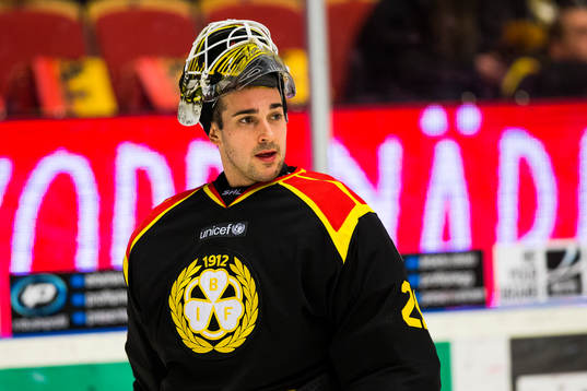 Brynäs målvakt Bernhard Starkbaum