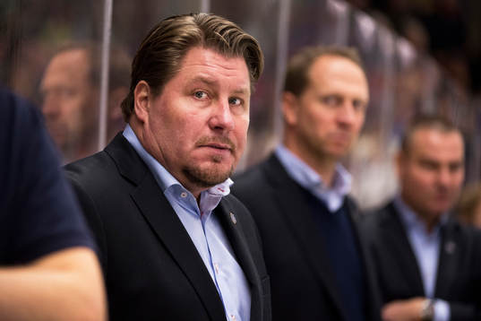 Leksands Huvudtränare Andreas Appelgren deppar