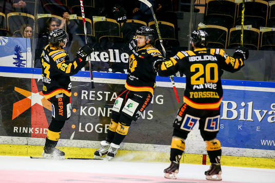 Skellefteås Axel Holmström, Sebastian Aho och Erik