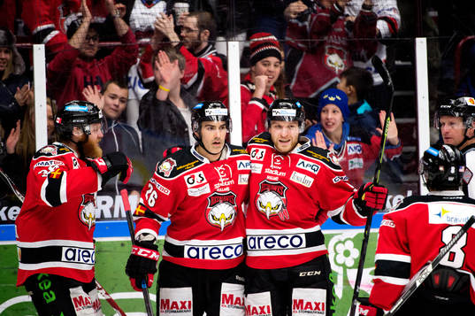Malmö Redhawks David Liffiton, Yanick Lehoux, Frederik