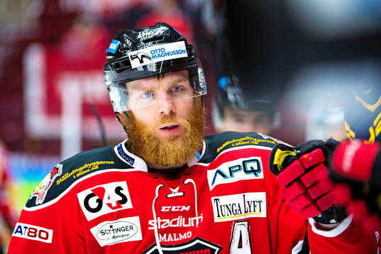 Malmö Redhawks David Liffiton jublar
