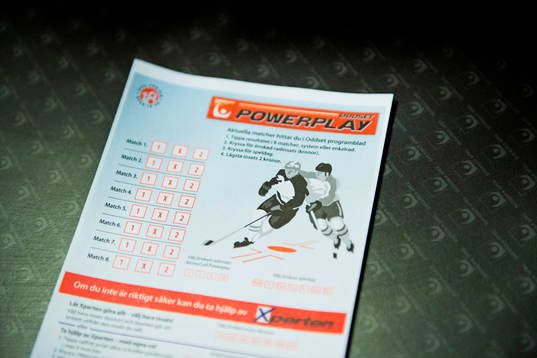 En broschyr för Svenska Spels Oddset Power Play