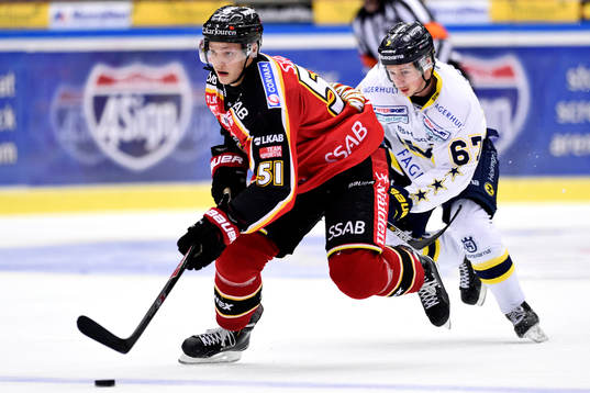 Luleås Kristian Näkyvä med pucken