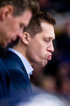 Växjös tränare Sam Hallam
