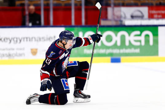 Linköpings Jakub Vrana jublar