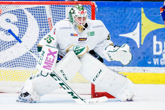 Färjestads målvakt Fredrik Pettersson Wentzel