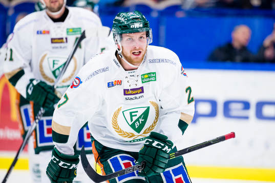 Färjestads Joachim Rohdin jublar